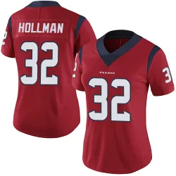 Houston Texans Women's Limited Red Alternate Vapor Untouchable Jersey (32 Ka'dar Hollman)