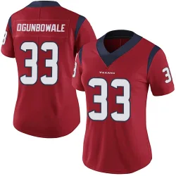 Houston Texans Women's Limited Red Alternate Vapor Untouchable Jersey (33 Dare Ogunbowale)