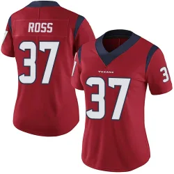 Houston Texans Women's Limited Red Alternate Vapor Untouchable Jersey (37 D'Angelo Ross)