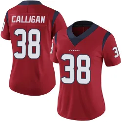 Houston Texans Women's Limited Red Alternate Vapor Untouchable Jersey (38 Keydrain Calligan)