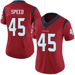 Houston Texans Women's Limited Red Alternate Vapor Untouchable Jersey (45 E.J. Speed)