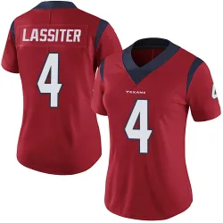 Houston Texans Women's Limited Red Alternate Vapor Untouchable Jersey (4 Kamari Lassiter)