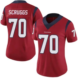 Houston Texans Women's Limited Red Alternate Vapor Untouchable Jersey (70 Juice Scruggs)