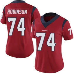 Houston Texans Women's Limited Red Alternate Vapor Untouchable Jersey (74 Cam Robinson)