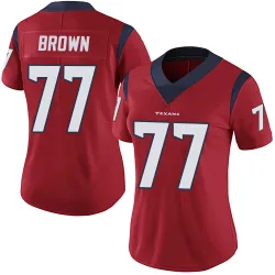 Houston Texans Women's Limited Red Alternate Vapor Untouchable Jersey (77 Trent Brown)