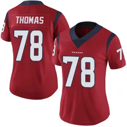 Houston Texans Women's Limited Red Alternate Vapor Untouchable Jersey (78 Zach Thomas)