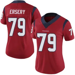 Houston Texans Women's Limited Red Alternate Vapor Untouchable Jersey (79 Aireontae Ersery)