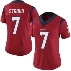 Houston Texans Women's Limited Red Alternate Vapor Untouchable Jersey (7 C.J. Stroud)