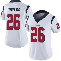 Houston Texans Women's Limited White Vapor Untouchable Jersey (26 J.J. Taylor)