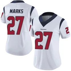 Houston Texans Women's Limited White Vapor Untouchable Jersey (27 Woody Marks)