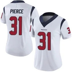 Houston Texans Women's Limited White Vapor Untouchable Jersey (31 Dameon Pierce)