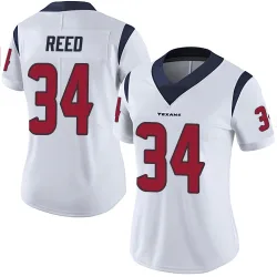 Houston Texans Women's Limited White Vapor Untouchable Jersey (34 Jaylen Reed)
