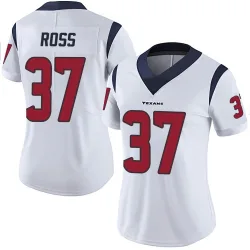 Houston Texans Women's Limited White Vapor Untouchable Jersey (37 D'Angelo Ross)