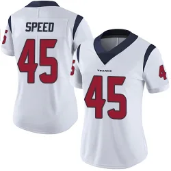 Houston Texans Women's Limited White Vapor Untouchable Jersey (45 E.J. Speed)