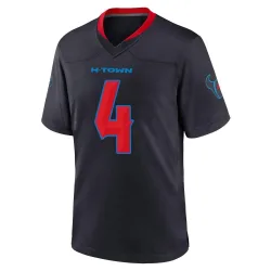 Houston Texans Youth Game Navy 2nd Alternate Jersey (4 Kamari Lassiter)