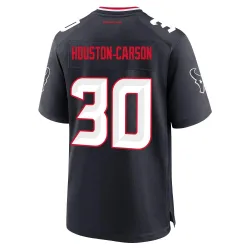 Houston Texans Youth Game Navy DeAndre -Carson Team Jersey (30 DeAndre Houston-Carson)