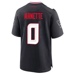 Houston Texans Youth Game Navy Team Jersey (0 Damon Arnette)