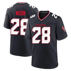 Houston Texans Youth Game Navy Team Jersey (28 Joe Mixon)