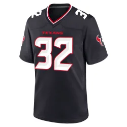 Houston Texans Youth Game Navy Team Jersey (32 Nick Niemann)