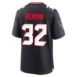 Houston Texans Youth Game Navy Team Jersey (32 Nick Niemann)