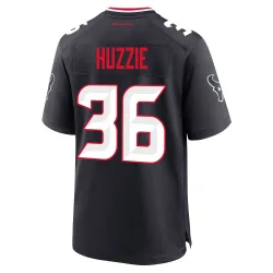 Houston Texans Youth Game Navy Team Jersey (36 Alijah Huzzie)