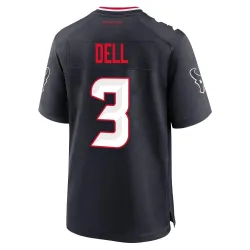 Houston Texans Youth Game Navy Team Jersey (3 Tank Dell)
