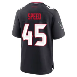 Houston Texans Youth Game Navy Team Jersey (45 E.J. Speed)