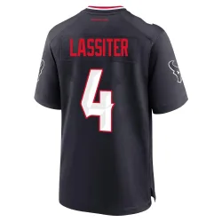 Houston Texans Youth Game Navy Team Jersey (4 Kamari Lassiter)