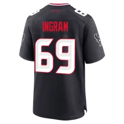 Houston Texans Youth Game Navy Team Jersey (69 Ed Ingram)