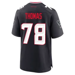 Houston Texans Youth Game Navy Team Jersey (78 Zach Thomas)