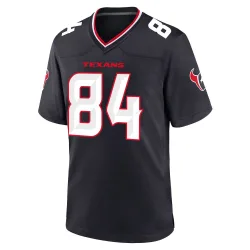 Houston Texans Youth Game Navy Team Jersey (84 Justin Watson)