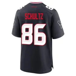 Houston Texans Youth Game Navy Team Jersey (86 Dalton Schultz)