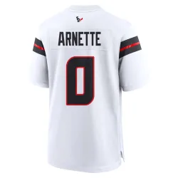 Houston Texans Youth Game White Jersey (0 Damon Arnette)