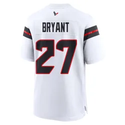 Houston Texans Youth Game White Jersey (27 Myles Bryant)