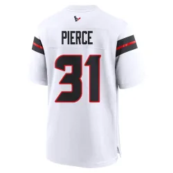 Houston Texans Youth Game White Jersey (31 Dameon Pierce)