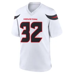 Houston Texans Youth Game White Jersey (32 Nick Niemann)