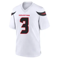 Houston Texans Youth Game White Jersey (3 Tank Dell)