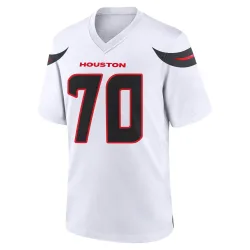 Houston Texans Youth Game White Jersey (70 Juice Scruggs)
