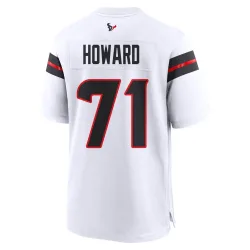 Houston Texans Youth Game White Jersey (71 Tytus Howard)