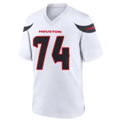 Houston Texans Youth Game White Jersey (74 Cam Robinson)