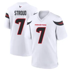 Houston Texans Youth Game White Jersey (7 C.J. Stroud)