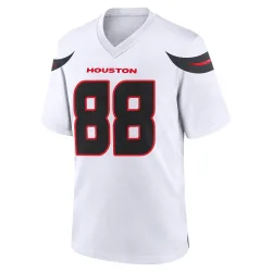 Houston Texans Youth Game White Jersey (88 Johnny Johnson III)