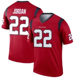 Houston Texans Youth Legend Red Jersey (22 Jawhar Jordan)