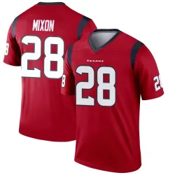 Houston Texans Youth Legend Red Jersey (28 Joe Mixon)