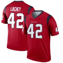 Houston Texans Youth Legend Red Jersey (42 Luke Lachey)