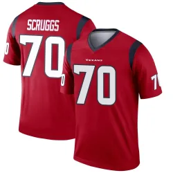 Houston Texans Youth Legend Red Jersey (70 Juice Scruggs)