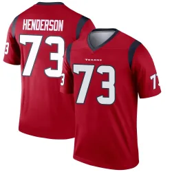 Houston Texans Youth Legend Red Jersey (73 LaDarius Henderson)