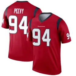 Houston Texans Youth Legend Red Jersey (94 Jayden Peevy)