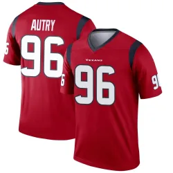 Houston Texans Youth Legend Red Jersey (96 Denico Autry)