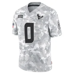 Houston Texans Youth Limited Arctic Camo 2024 Salute to Service Jersey (0 Kingsley Jonathan)
